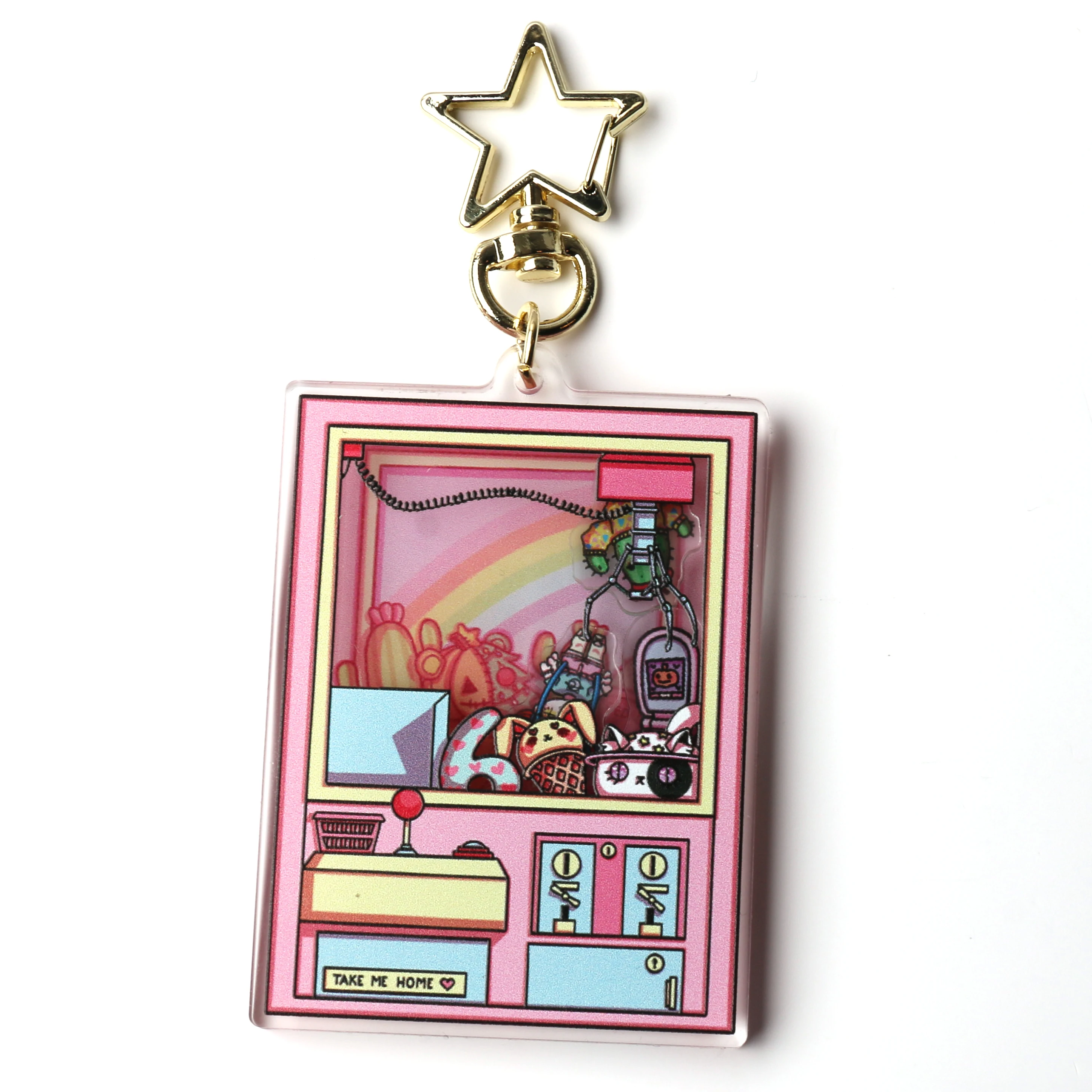 Acrylic Charms Plastic Wholesale  Promotional Gift Customized Personalized Creative Custom Acrylic Ke chain For Car