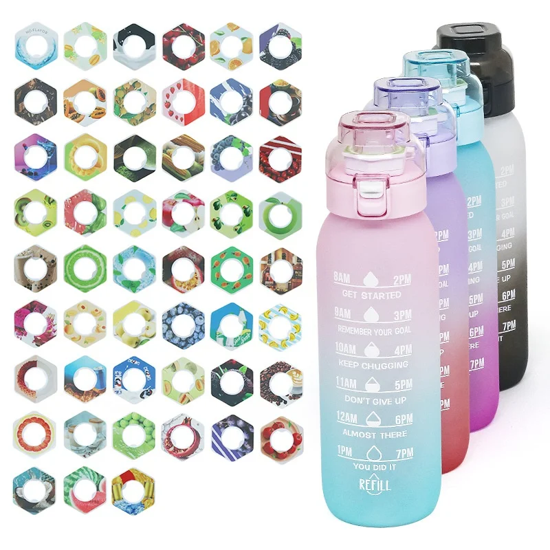 Sports Air Water Bottle Starter Set Fruit Fragrance Flavour Pods 0 Sugar Tritan Water Cup with Logo Design for Gym Use