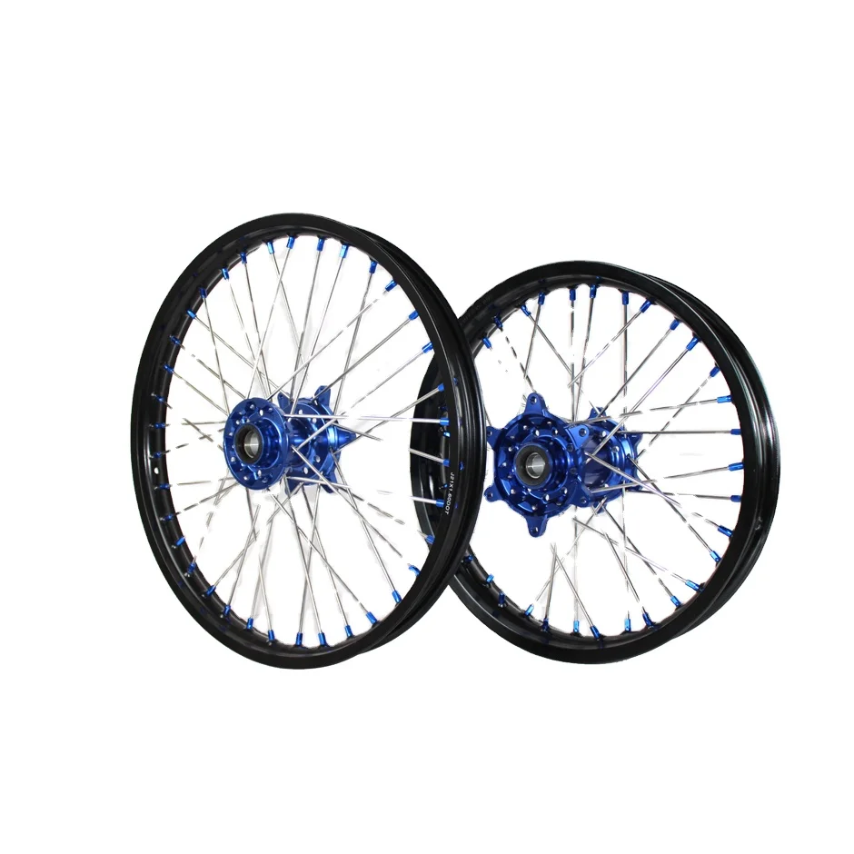 Top quality OEM 21 inch aluminum super motard spoke wheels