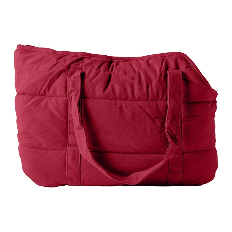 Portable Detachable Soft  Quilted Lightweight Durable Travel Pet Bag for Hiking Camping