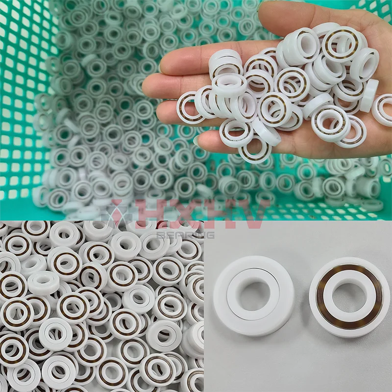HXHV POM Plastic Bearing Glass Balls 6800 61800 6801 61801 6802 6803 6804 6805 6806 6205 Deep Groove Ball Bearing