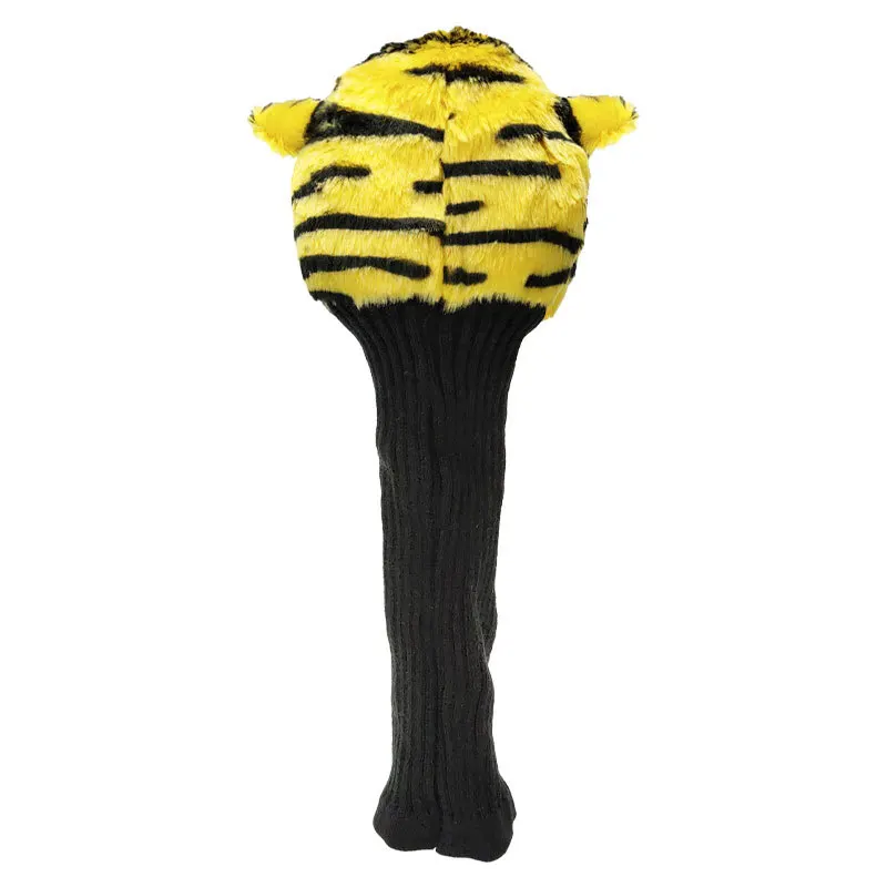 Cartoon Tiger Plush Golf Club Cover /driving Wood Cover Luxury Tiger Club Head Cover