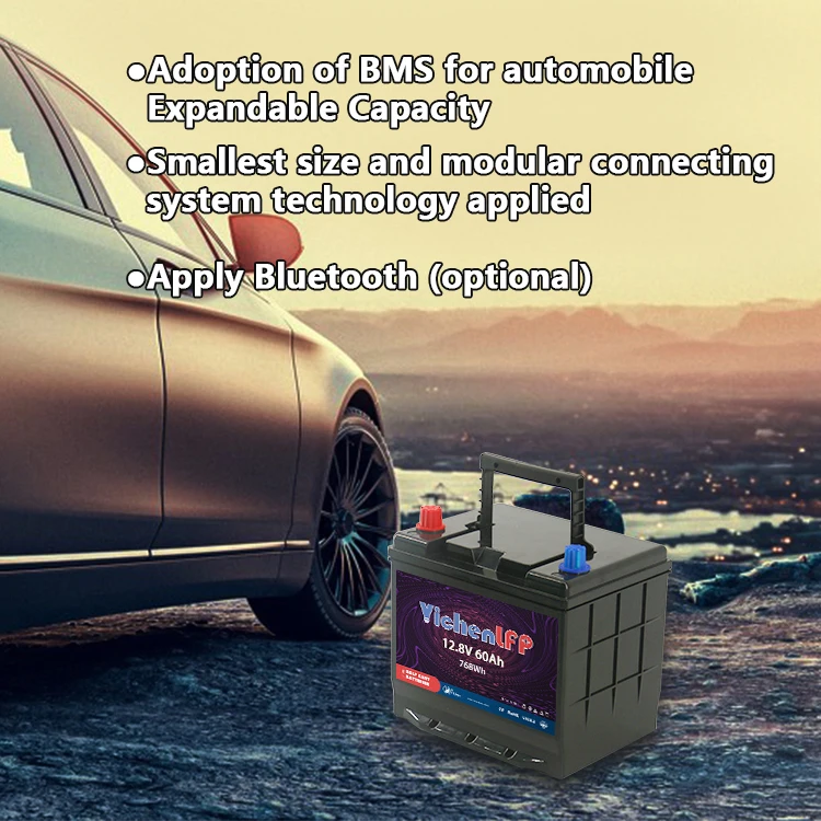 12V 60Ah CCA800 Lithium Iron Phosphate LiFePO4 for Auto Marine Cranking Lithium Battery Pack