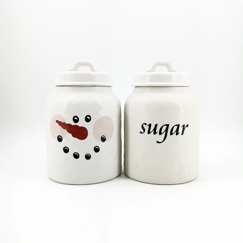 China Wholesale Buy Ceramic Storage Food Honey Jars Supplier