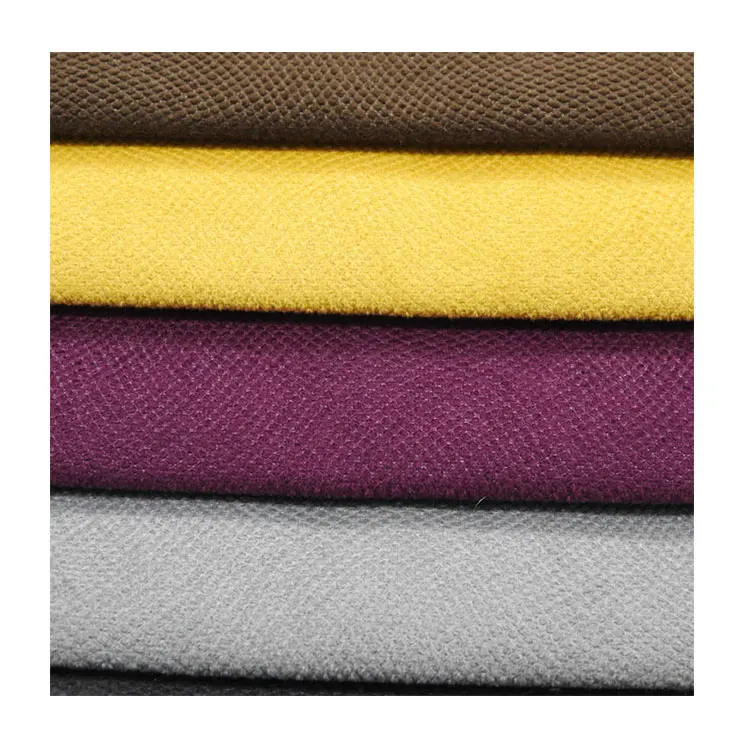 Wholesale Solid Color Versatile Breathable And Comfortable 100% Polyester Velvet Embossed Sofa Fabric