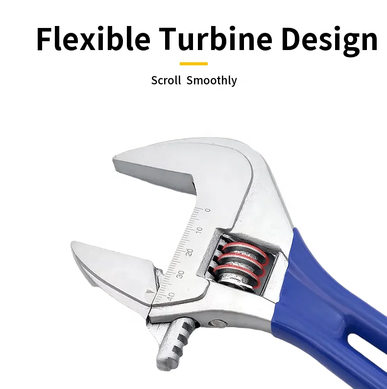 Heavy Duty Multifunction Spanner Wrenches Adjustable Spanner Wrench Tool With Large Jaw For Repairing