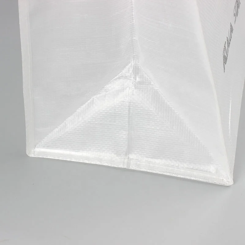 Ламинированная тканая прозрачная сумка с индивидуальным логотипом, очень большая Ламинированная Сумка-тоут из полипропилена