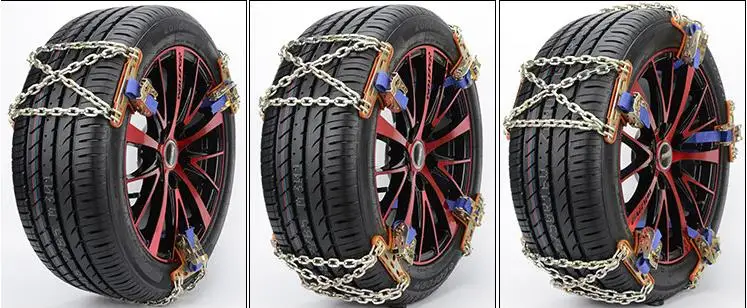  Аварийная цепь для шин универсальная из марганцевой стали автомобиля SUV