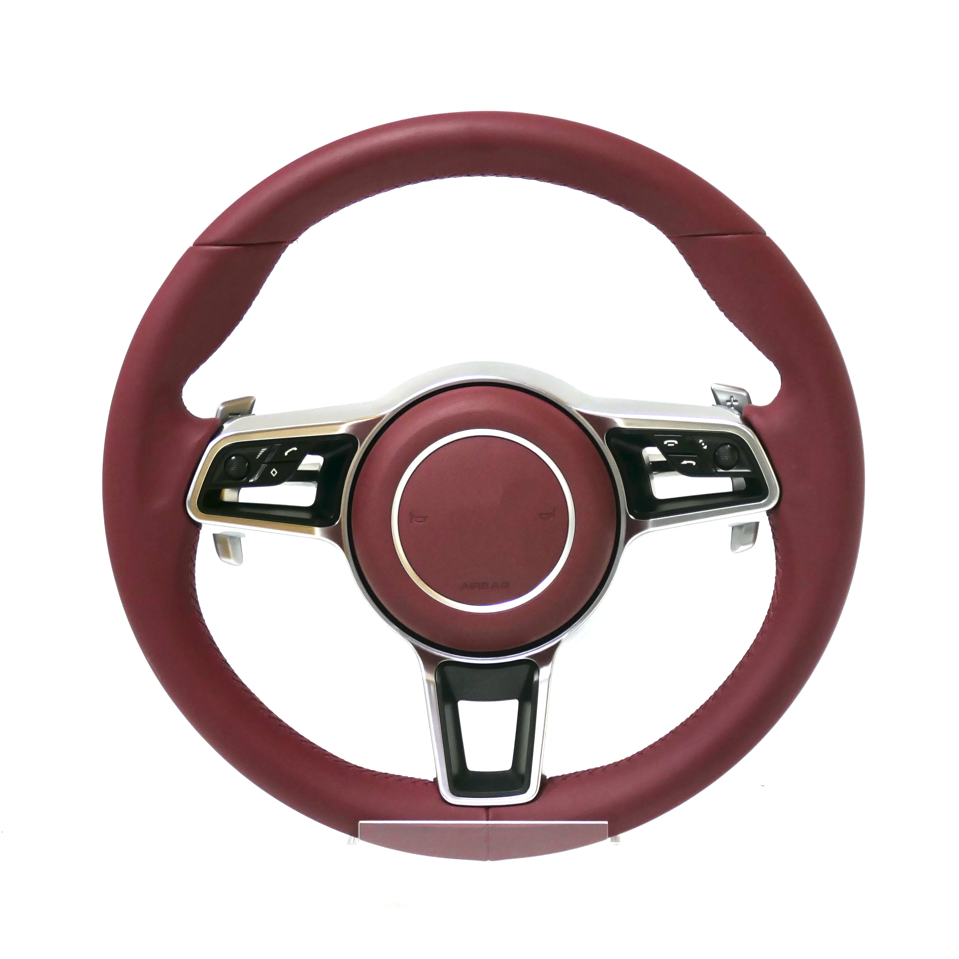 Новое обновление бежевого кожаного рулевого колеса подходит для Porsche Cayenne Panamera 718 911 997 985 981 Mk2 боксер Cayman 987