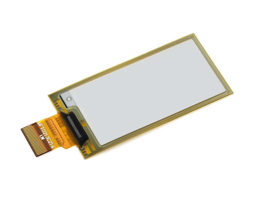 Waveshare 2 13 дюймовый гибкий E-Ink сырьевой дисплей черный белый двухцветный 212x104 E-бумага связь через интерфейс SPI