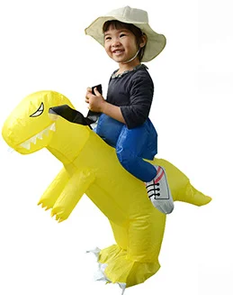 Factory Price T-rex Costume Inflatable Dinosaur Latex Body Inflation Suits Dragon Inflatable Dinosaur Costume For Kids