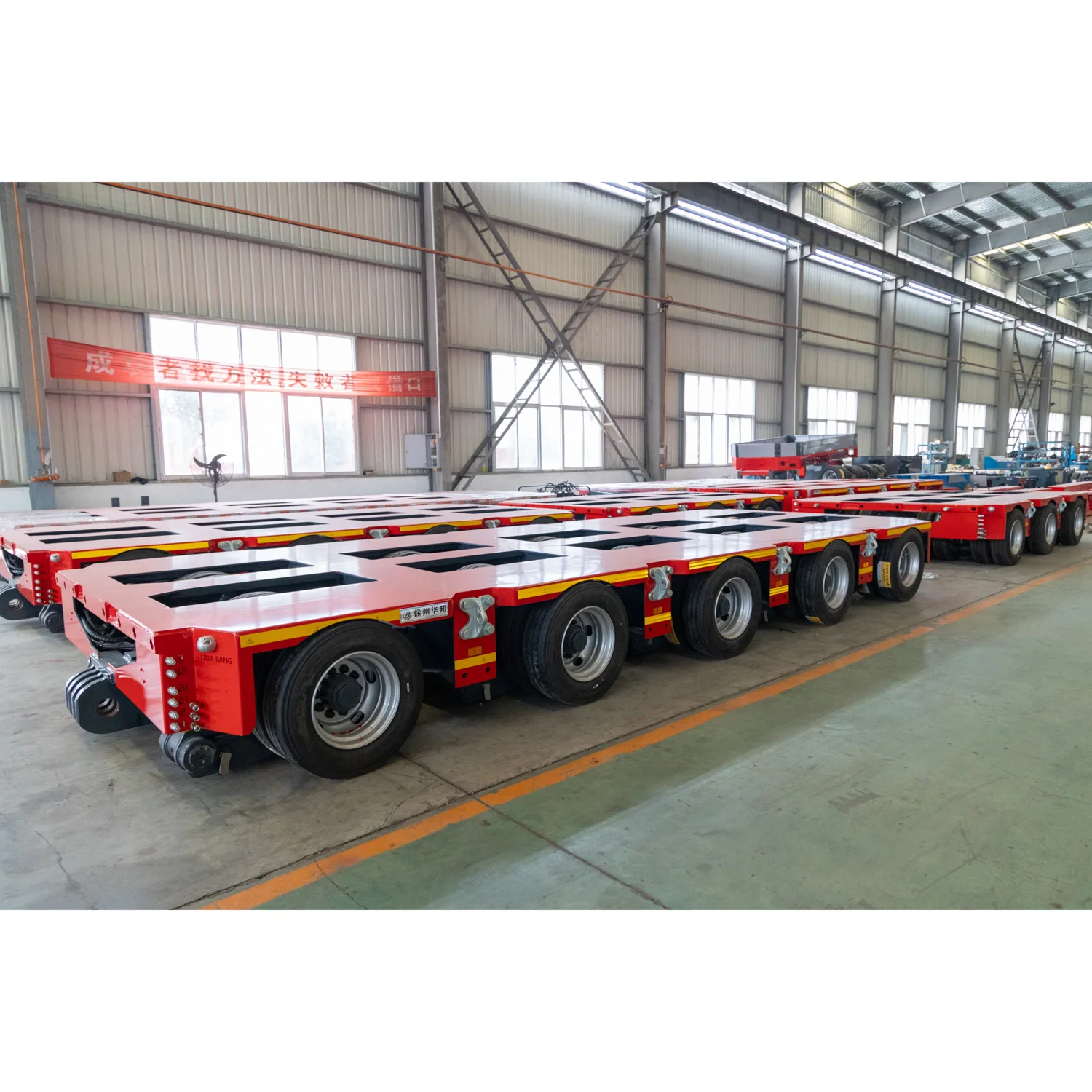 200ton Transport Transformer Compressor Power Energy Flatbed Lowbed Lowboy Hydraulic Modular Truck Semi Trailer