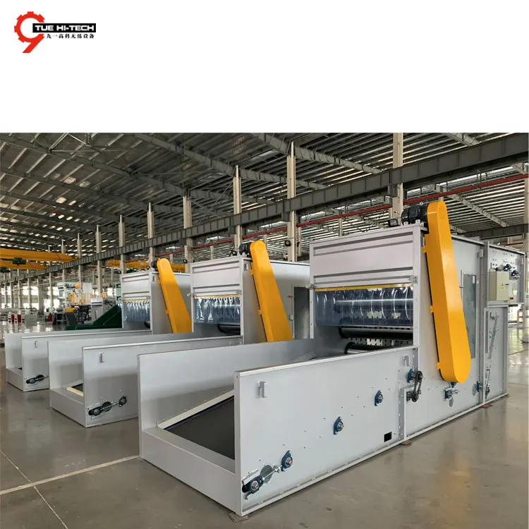 Customized automatic feeding nonwoven opening machine with weighing control bale opener for polyester fiber production line