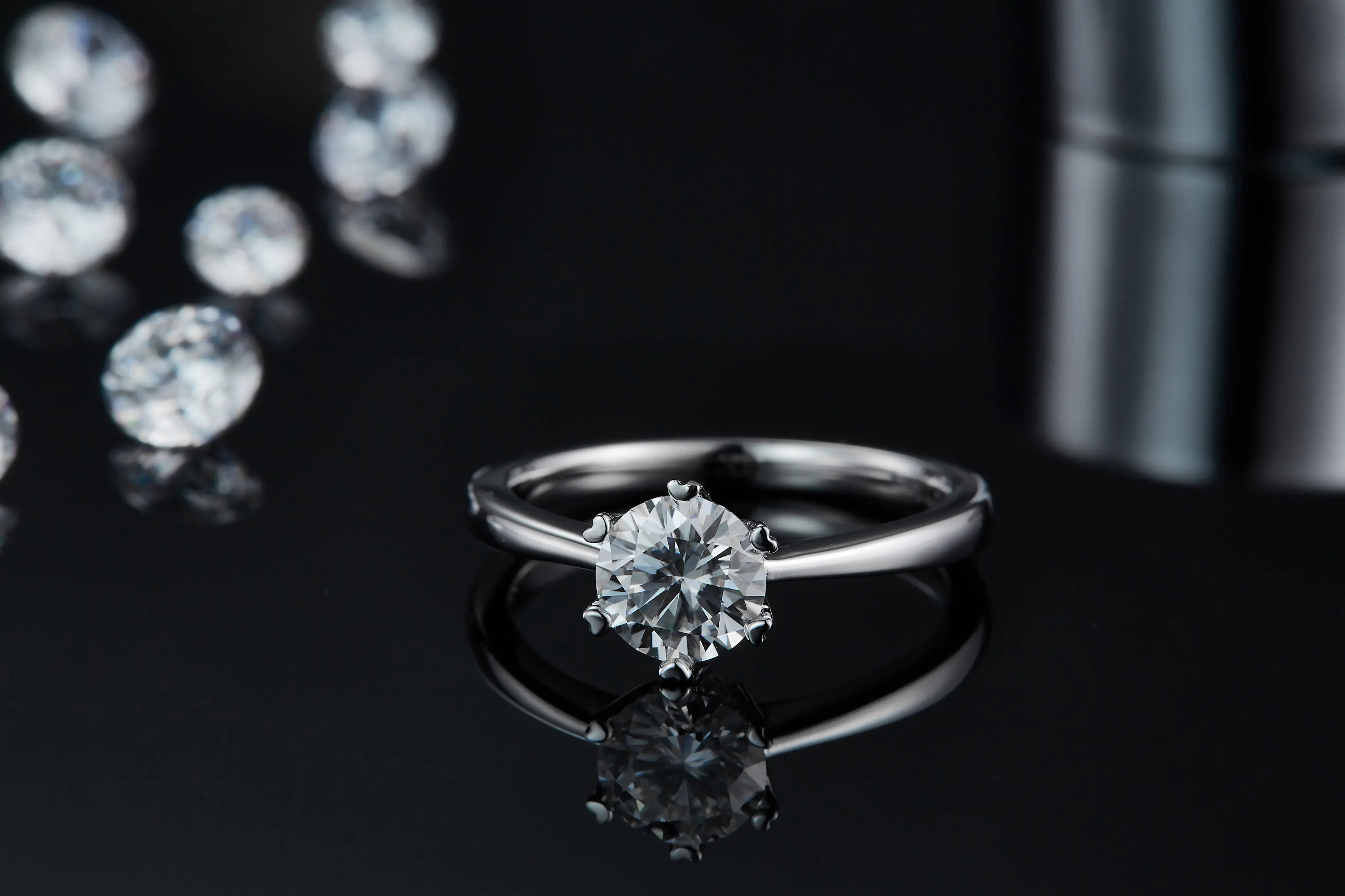 Deft Design Moissanite Women Wedding Jewelry Customized Engagement Silver 925 Ring For Love