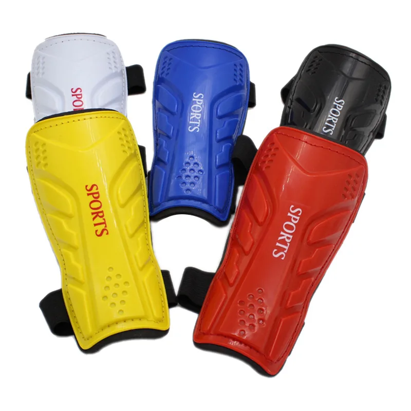 Hot sale soccer sport leg guards outdoor children adult game training calf guards strap guards even foot type football shin pad
