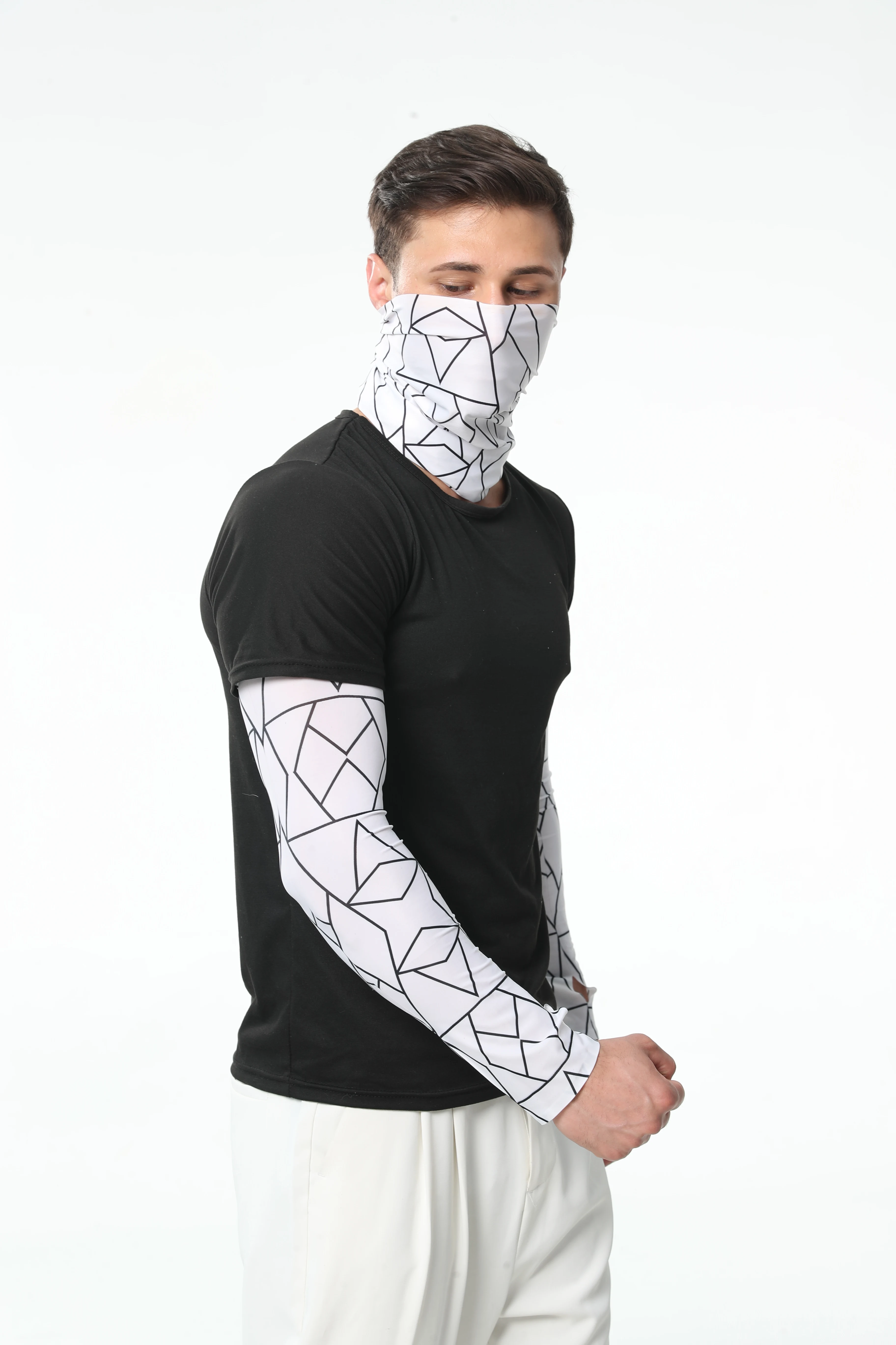 UPF50+ Protection Cooling Seamless Arm Sleeves  Sun Protective Accessories  Sleeve Skin Protect Cover Anti UV Cuff for Outdoor