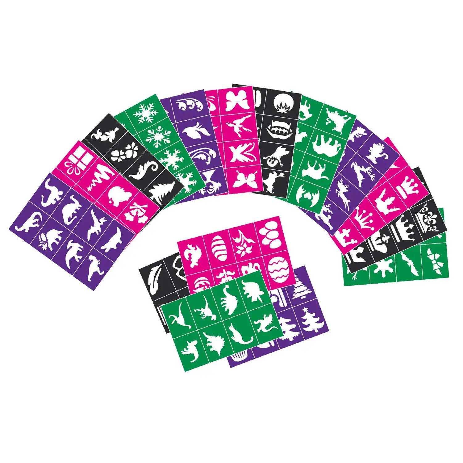 Reusable PLASTIC Stencils No Art Skills Required tatoo temporary stencils