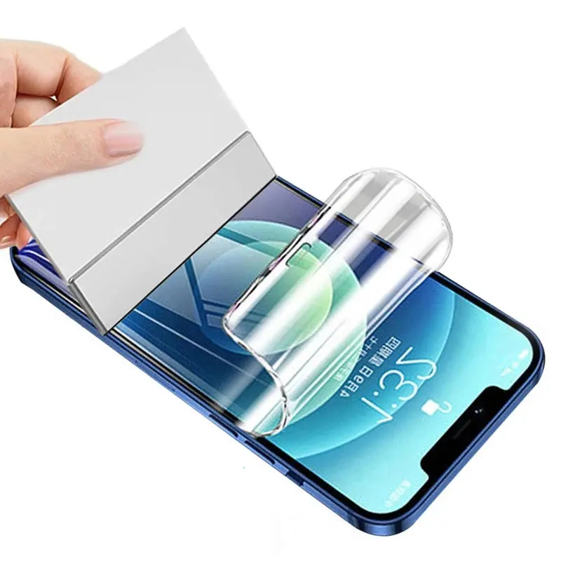 Liquid hydrogel screen protector tpu hydrogel screen protector film for iPhone 13 pro max i14 pro max