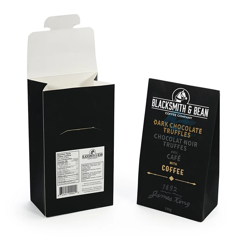 Custom Chocolate Bar Box Manufacturer Wholesale Kraft Paper Food Grade Chocolate Box