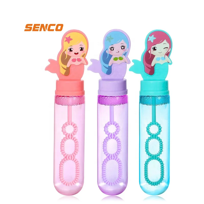 Mermaid Bubble Stick Wands summer children outdoor soft toys amazing bubble wholesale large soap bubble wand toy outdoor