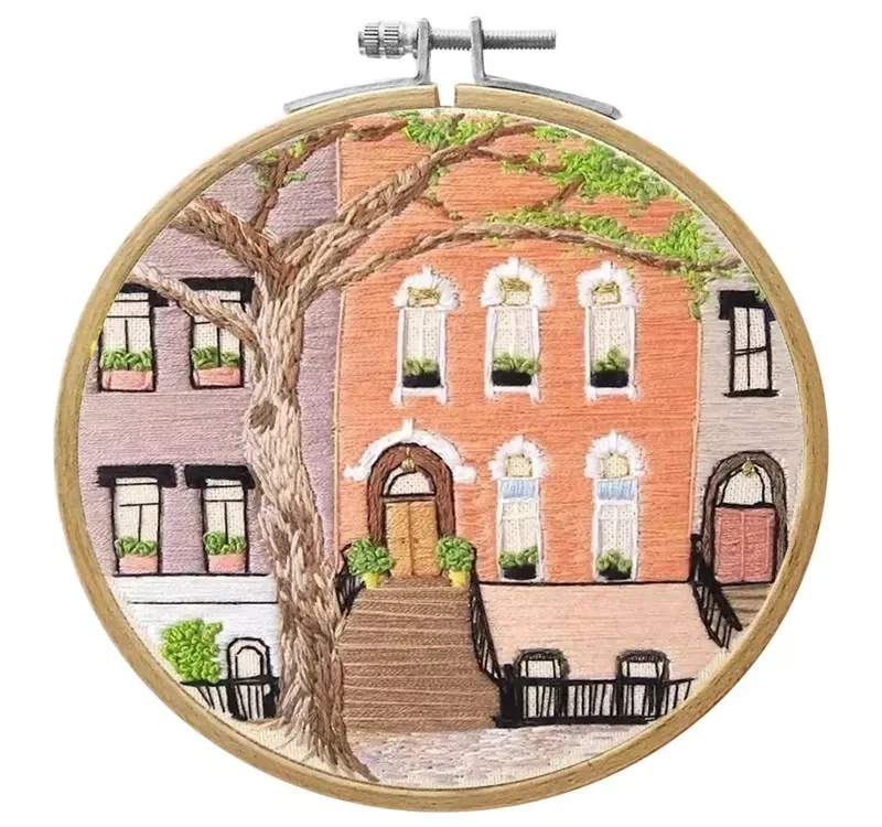 Набор для вышивки «сделай сам» наборы рукоделия пейзаж в европейском городе серия крестиком иглы шитья искусство рукоделие