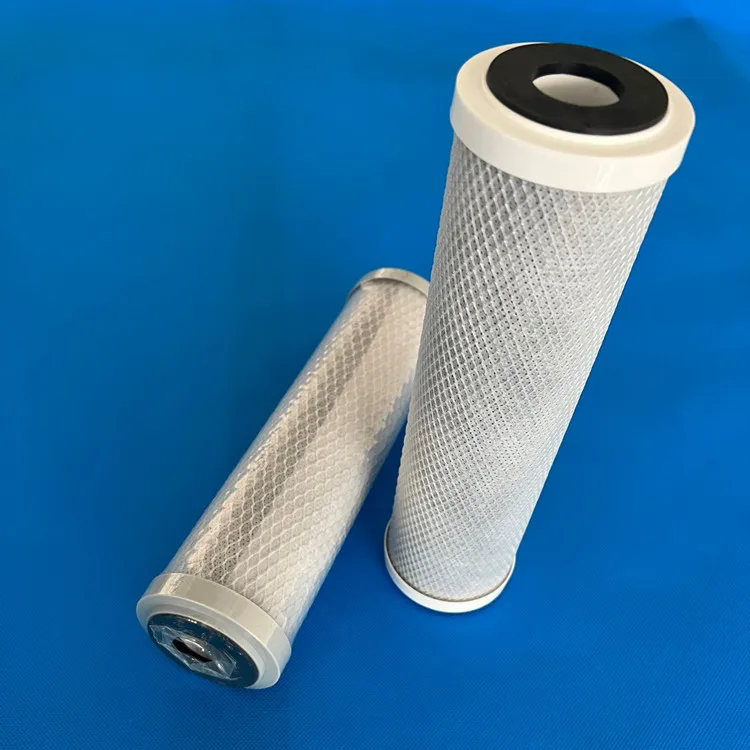 Flat Pressure Type Hot Sales Filter NSF Certified Sinter Activated Carbon 10' CTO Block Water