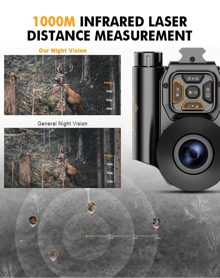 Ten Rings Night vision scope Monocular darkness telescope visible night Scope for hunting and observation