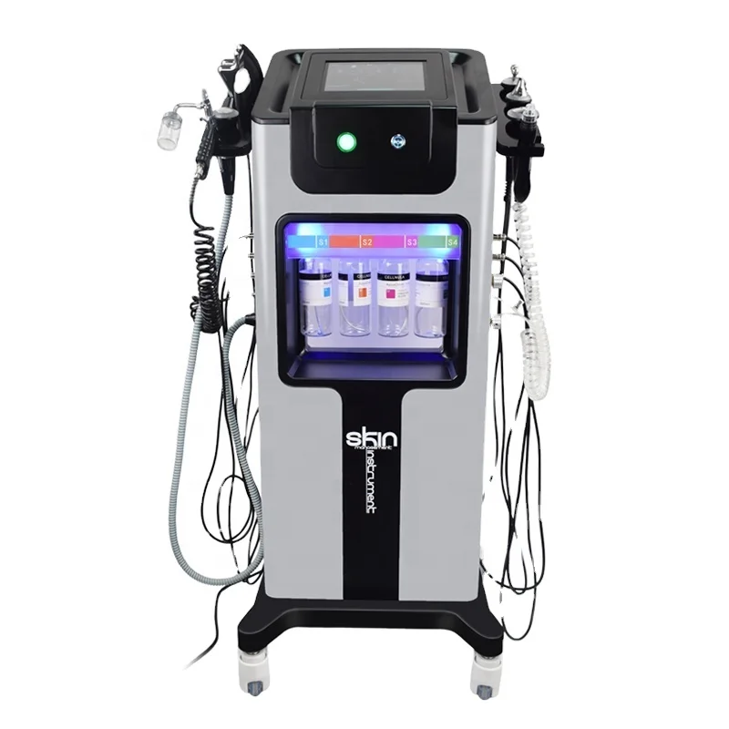 FRM 8 In 1 Diamond Peeling H2o2 Hydro Aqua Facial Care Diamond  Microdermabrasion Hydro Dermabrasion Facial Hydro Machine