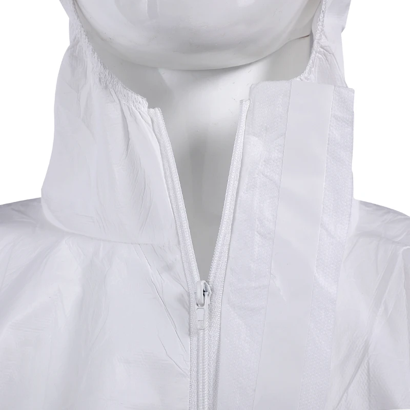 
Disposable coverall 50gsm disposable isolation gowns coverall polypropylene workwear coverall 