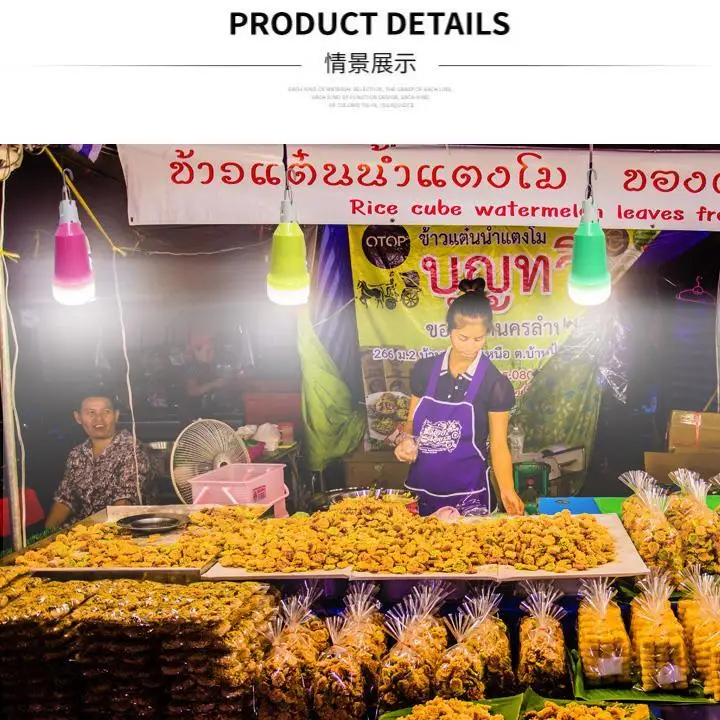 2020 solar light solar camping lantern portable wireless lamp Factory price Power bank led bulb solar lighting system