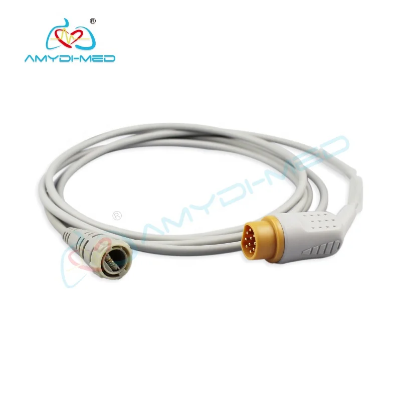 Compatible For Abbot 6P6C Jack Transducer Invasive Cable For Drager Adapter Cable IBP Cable
