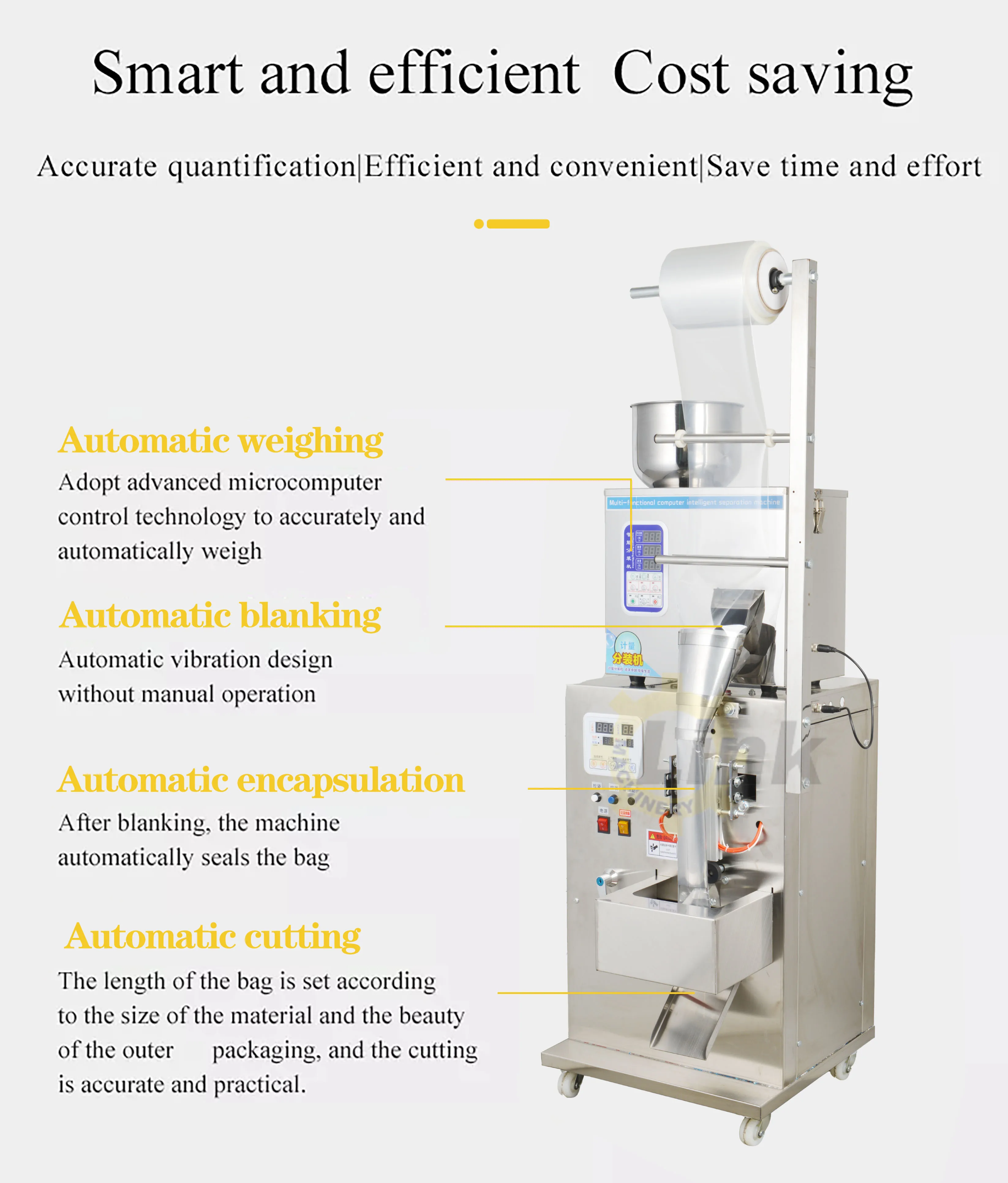 Small Automatic Vertical Granules Packing Machines For sugar/Candy/Flour /Salt/Nuts/Spices/Tea Bag Packaging Machinery Price