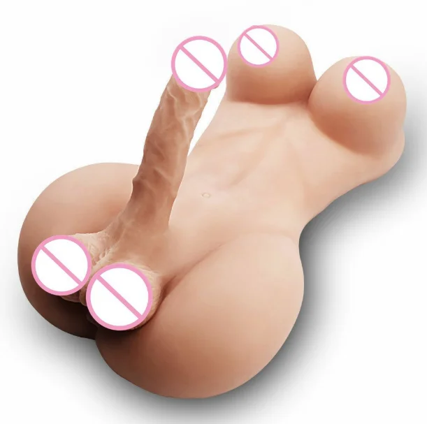 Hermaphrodite full lifelike High quality medical TPE shemale sex dolls for adult men and women with big penis and chest sex doll