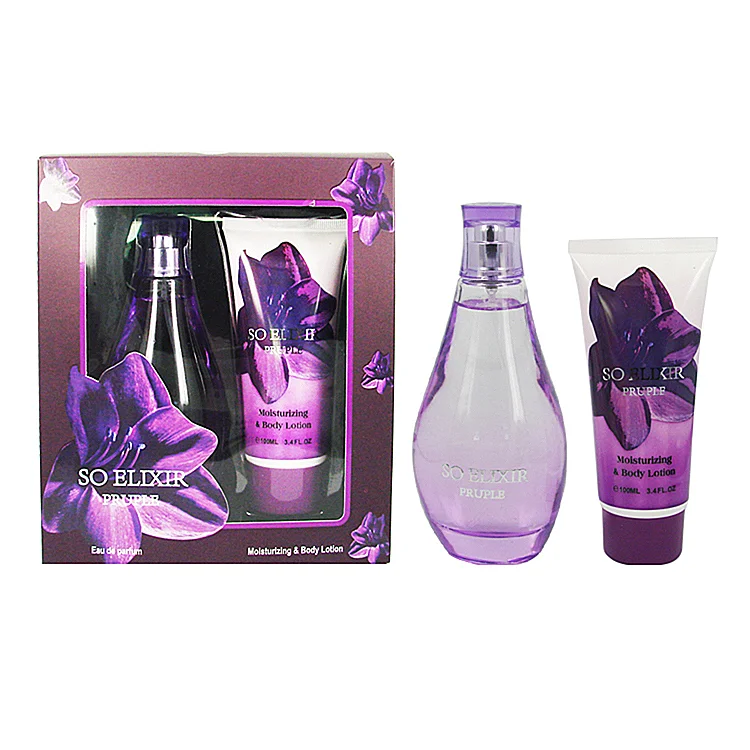 fresh purple elegant women perfume