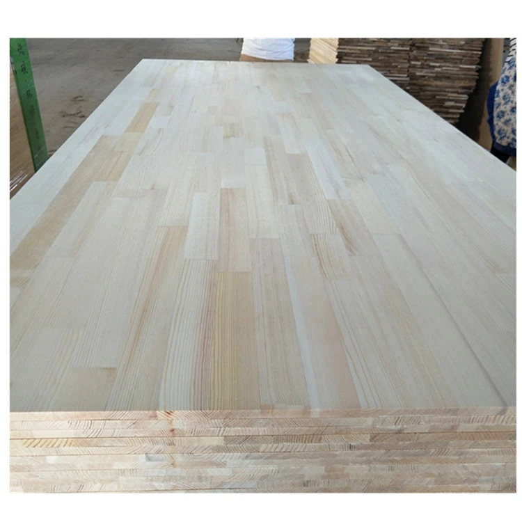 Pinus sylvestris timber edge glue joint board wood finger joint board panel lumber for decoration furniture E0E1 FSC