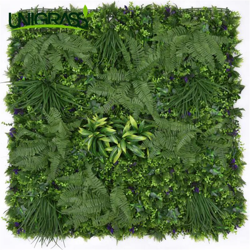 UNI Artificial Forest Fern Green Wall Foliage Luxury Urban Jungle Green Wall