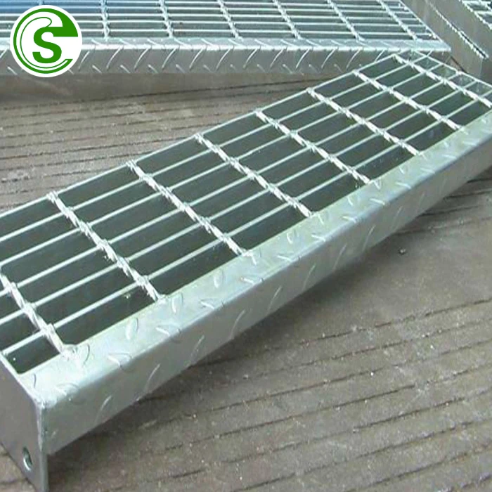 Hot Popular Used Steel Bar Grating, Outdoor Stair Step Metal Grates Cover
