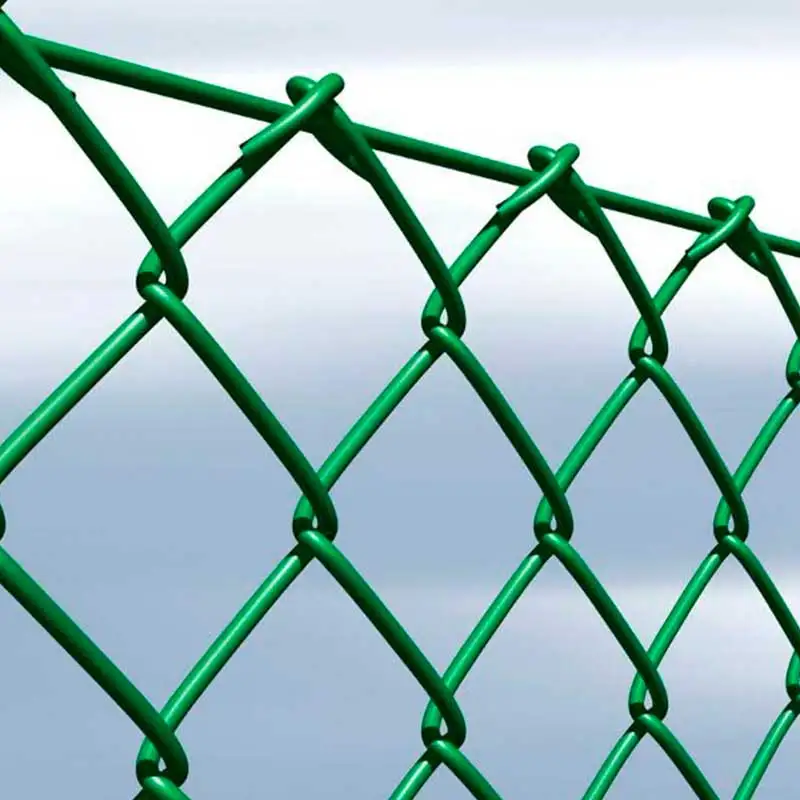 Galvanized Cyclone Woven Fencing Easily Diamond Mesh Cyclone Fence Pvc Coated Chain Link Fence for Sale