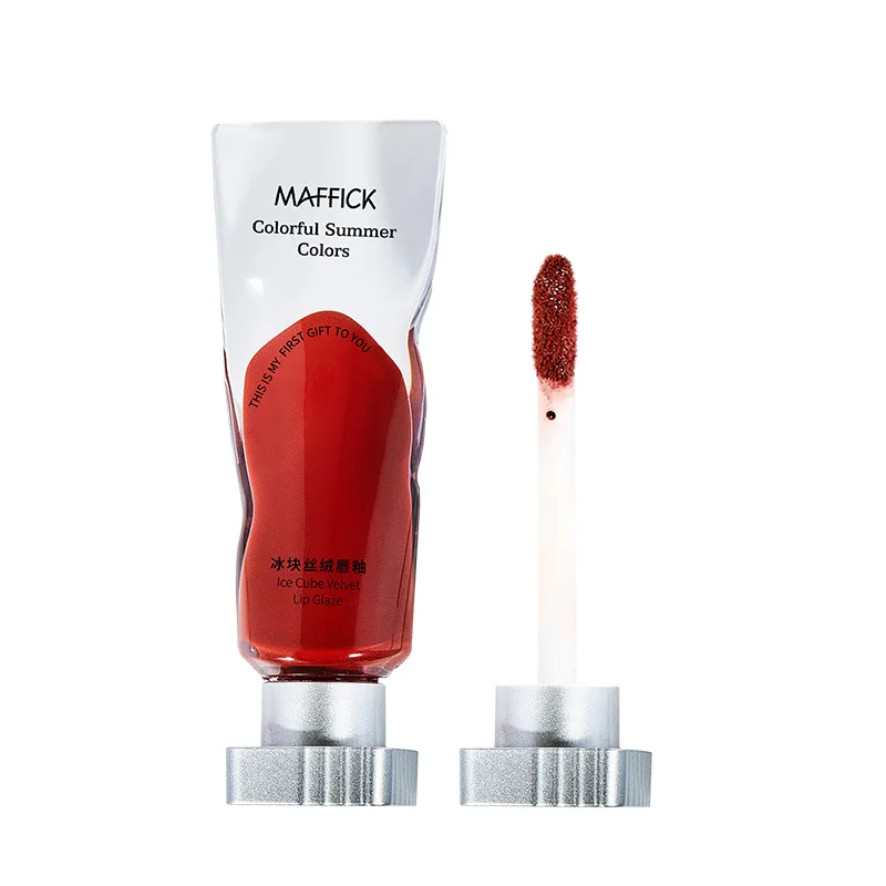 Private Label velvet ice cube lipgloss matte liquid lipstick waterproof lipstick long lasting lip glaze