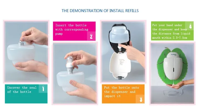 No-Touch Foam Soap Dispenser Bottle For Supermarket No Touch Soap Dispenser 750Ml
