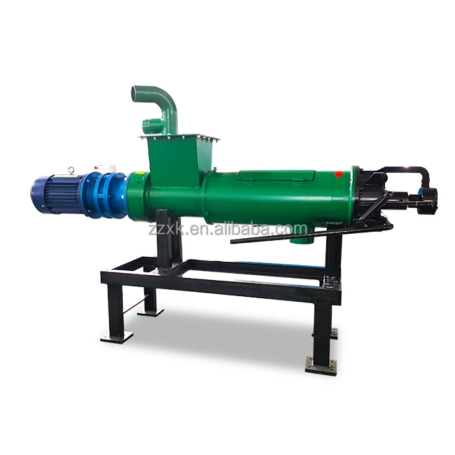 solid liquid manure separator  screw press dewater machine cow dung dewatering machine