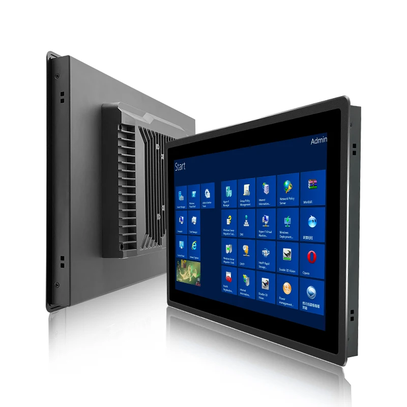 Cheap price 18.5 inch VGA/USB/DVI interface  Embedded Lcd Display capacitive touch screen monitor with LED Light