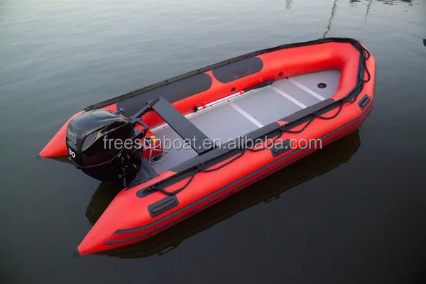 FREESUN or OEM High Performance 11 ft  PVC Sport Inflatable Boat  aluminum floor With Aluminum bench Seat