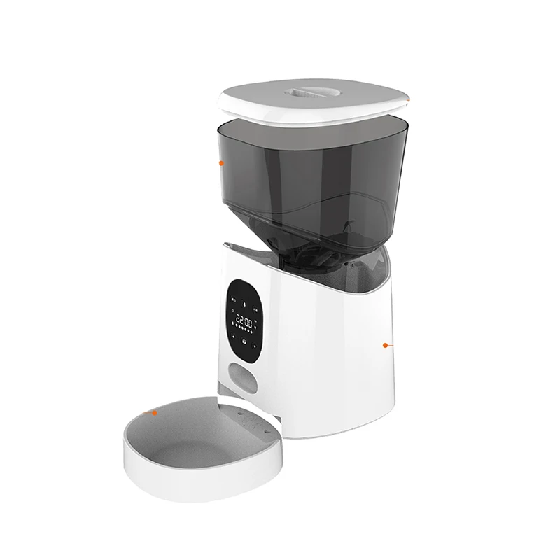 Новинка 2021 автоматическая кормушка для домашних животных емкость 5 литров кошек