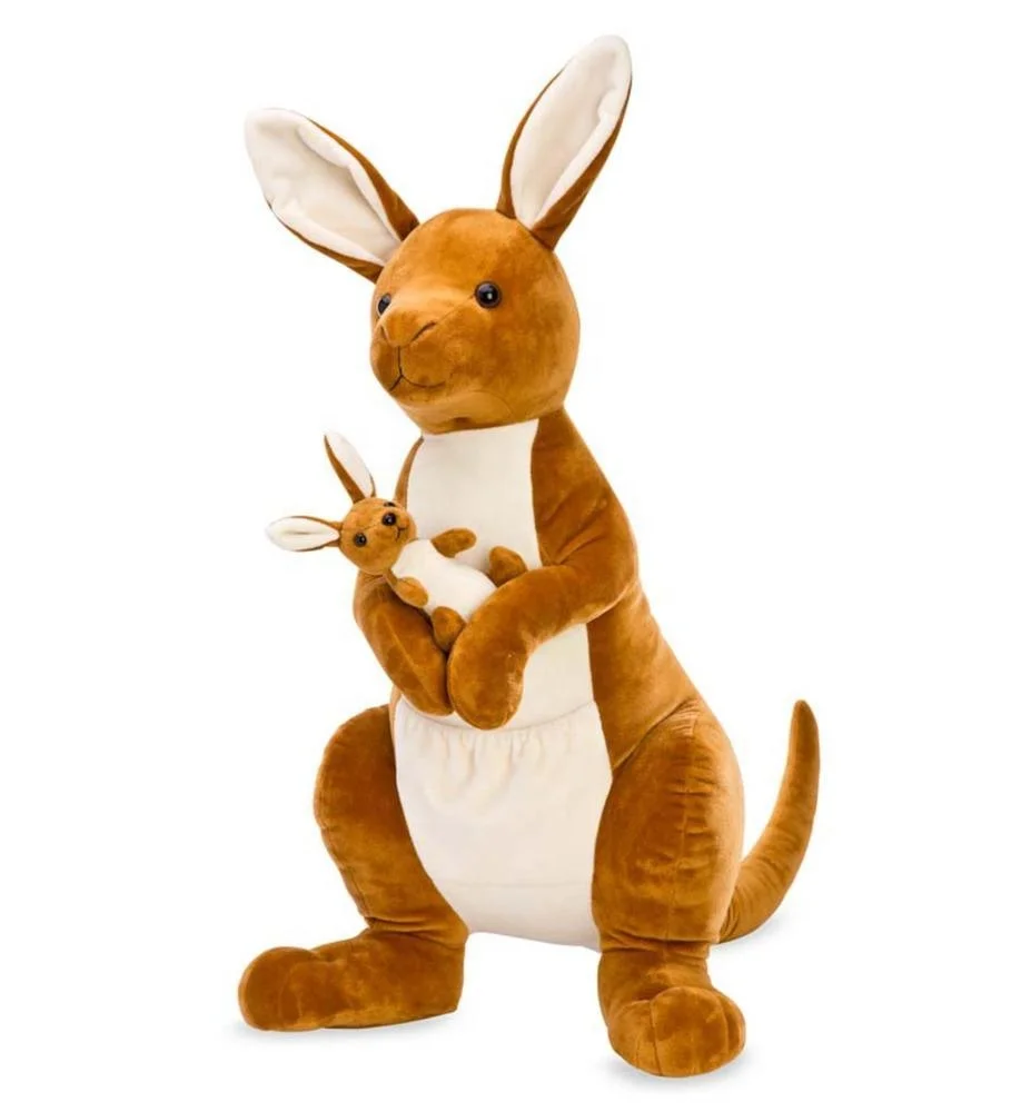 CPC CE Standards high quality custom Australian kangaroo cute stuffed animal baby kangaroo toy