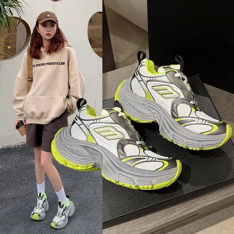 Dropshipping Custom Logo Latest Design Chunky Shoes Men Harajuku Style Fashion Sneakers Big Size