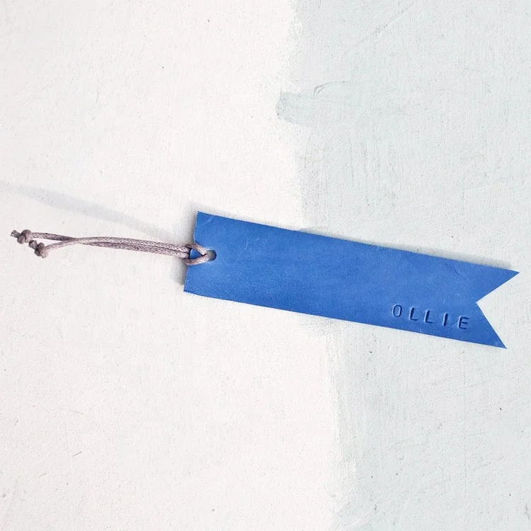
Cow leather bookmark, custom leather colour, logo, design, direct factory price 