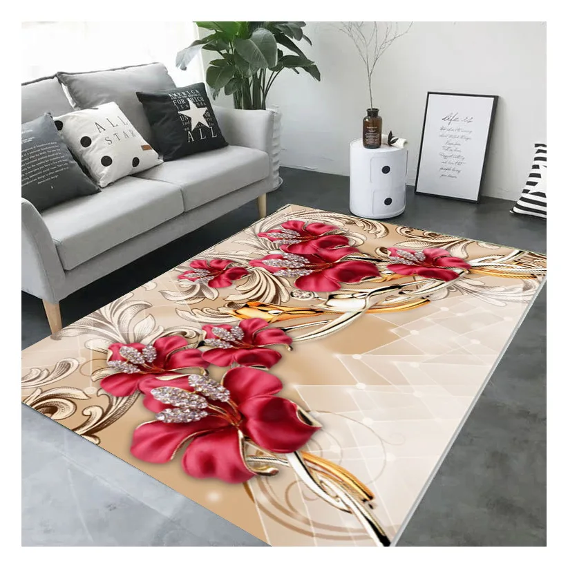 Professional Carpet Manufacturer Different Materials Machine Washable Big Area Rugs