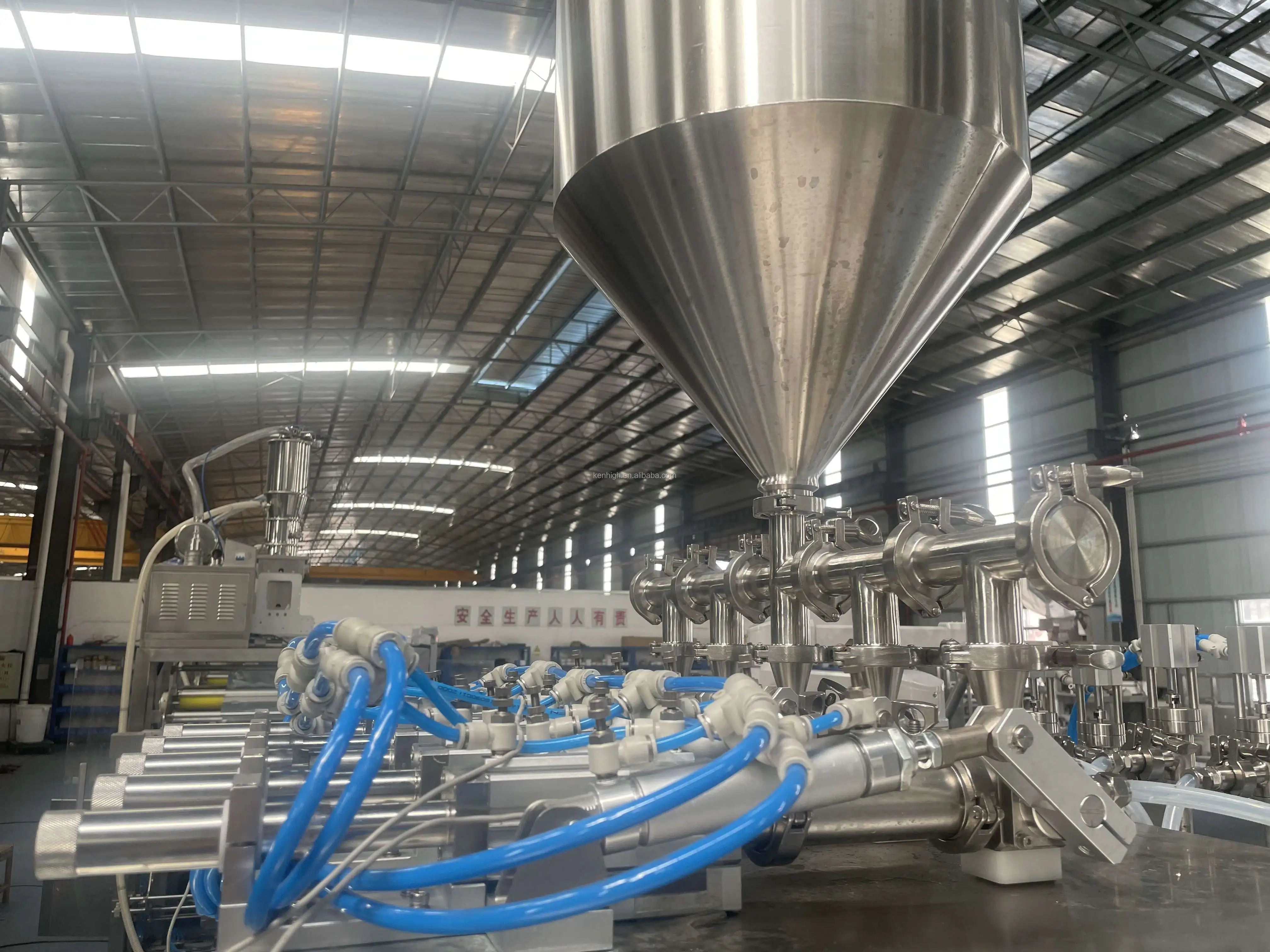 6/8/10/12 Multi-lanes Chutney Molasses Tomato Paste Salad Dressing Liquid Sachet Stick Packaging Machine