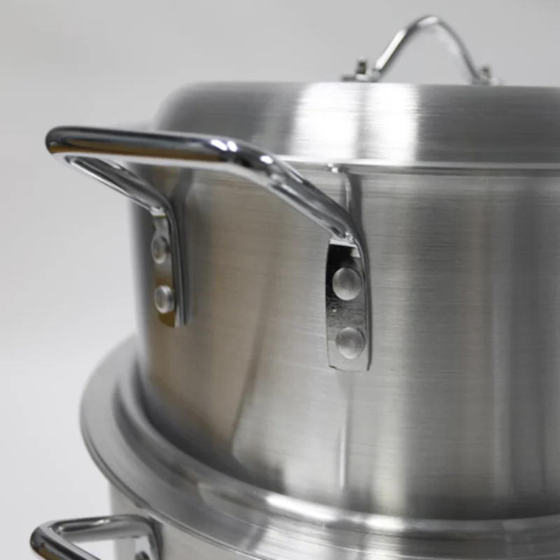 Hot selling 5PCS large thick Aluminum outdoor camp cooking pot utensils cookware sets